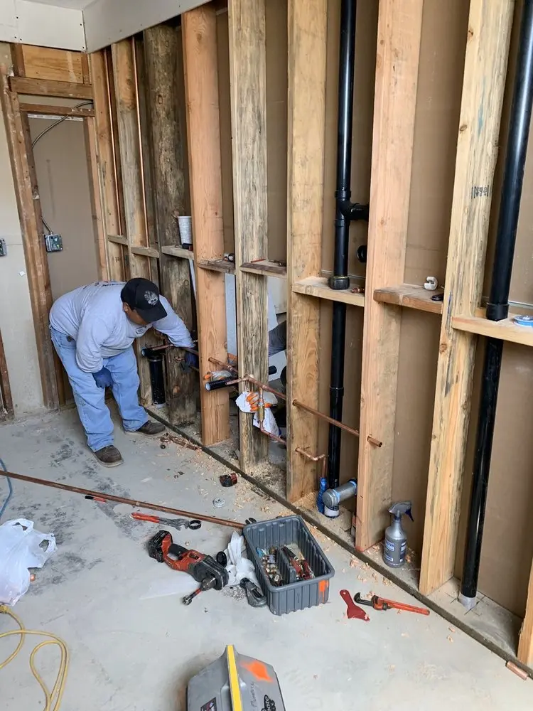 Commercial rough-in plumbing for Water Heater Replacement in Five Mile Fork